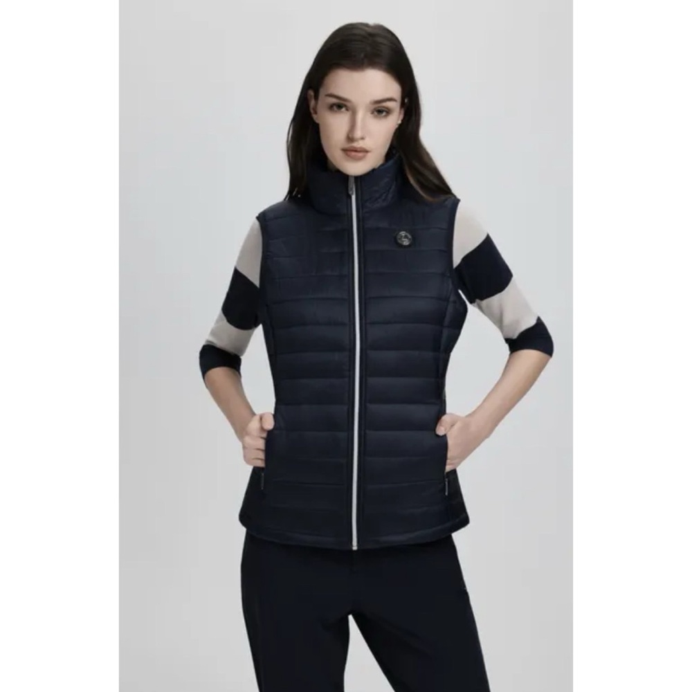 Luhta Sleeveless Vest in Very Black Size L ~ NWT